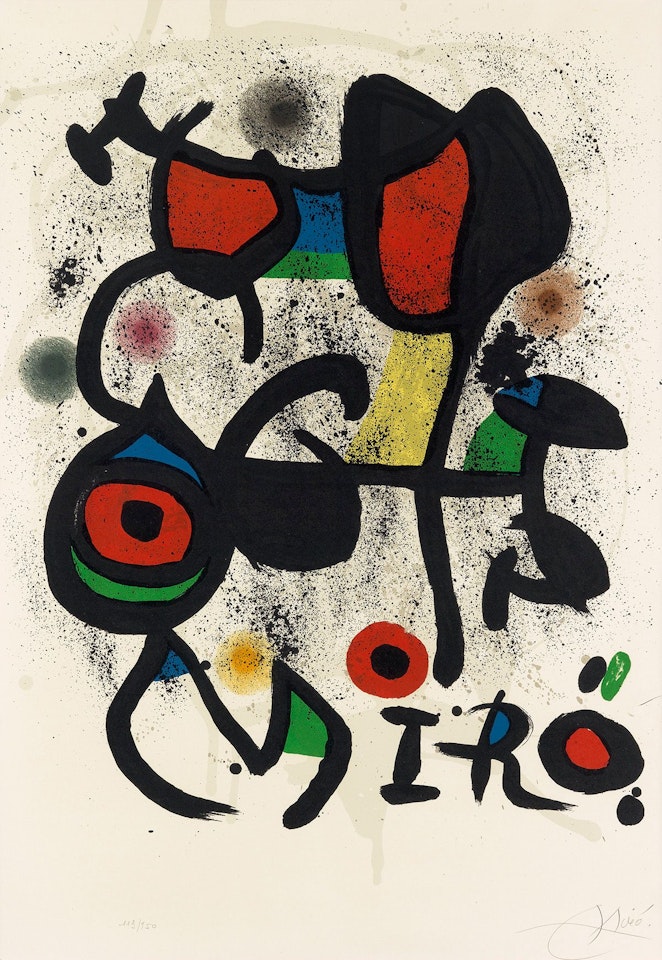 Affiche Pour L'exposition Bronzes, Hayward Gallery, Londres by Joan Miró