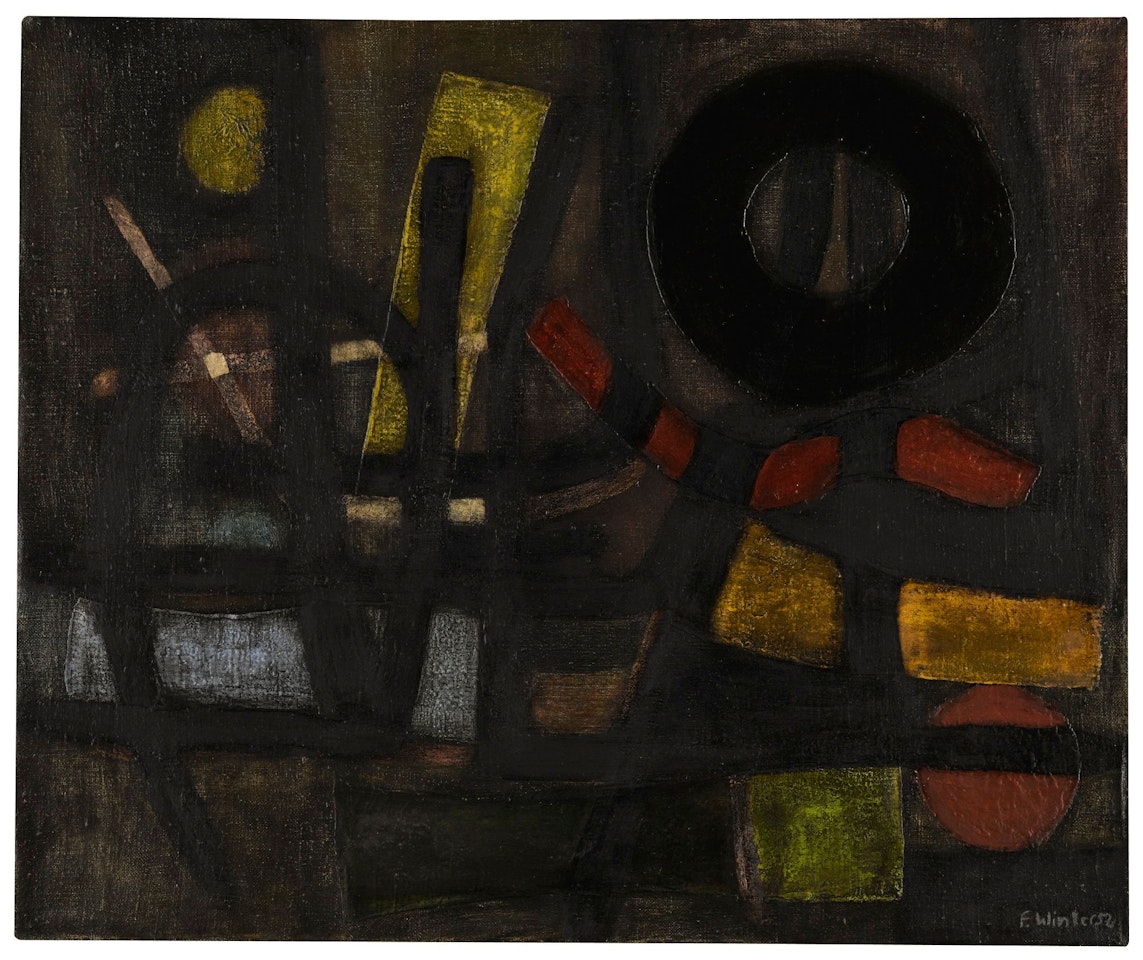 VERHALTENES LEUCHTEN by Fritz Winter