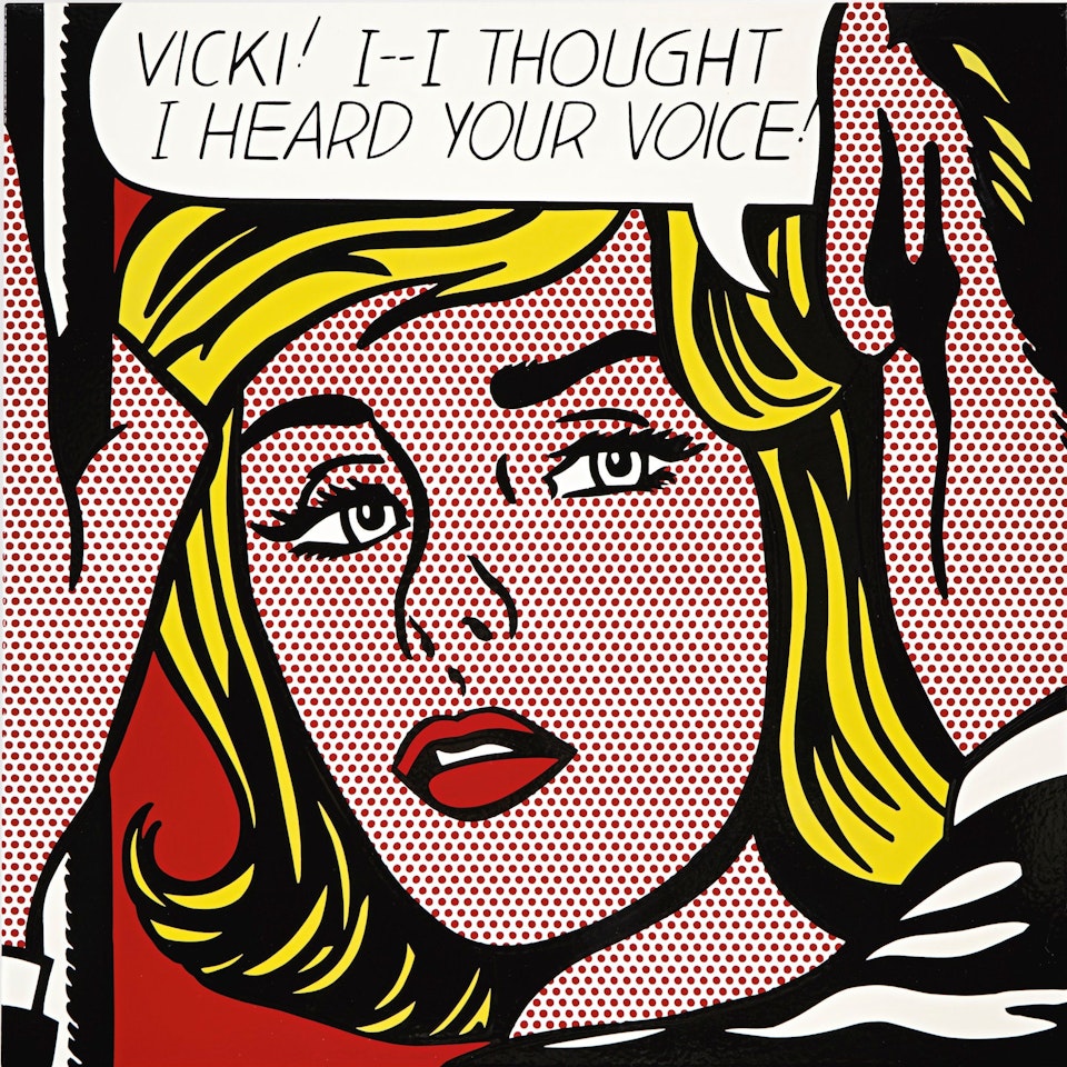 VICKI! I -- I THOUGHT I HEARD YOUR VOICE by Roy Lichtenstein