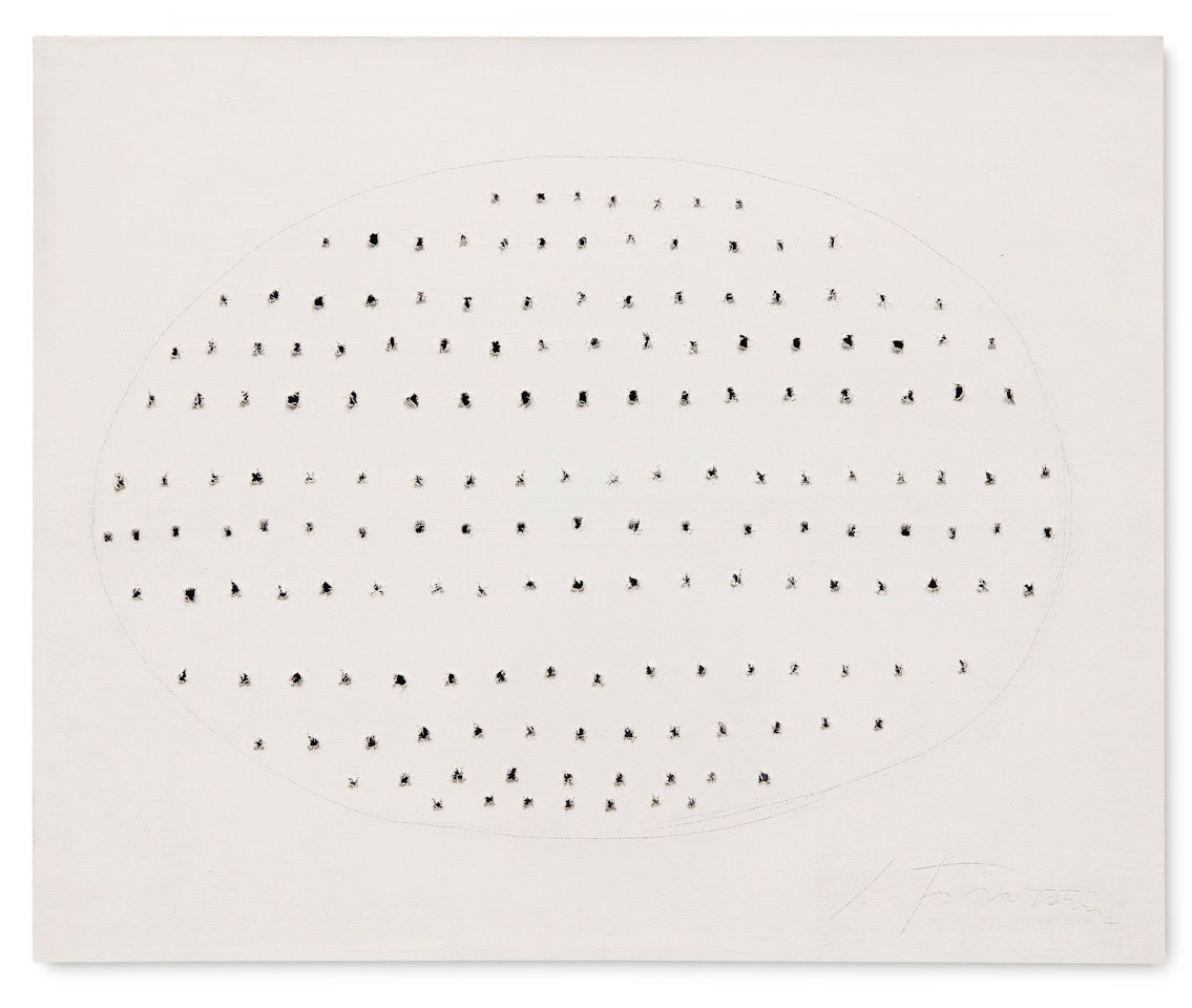 CONCETTO SPAZIALE by Lucio Fontana