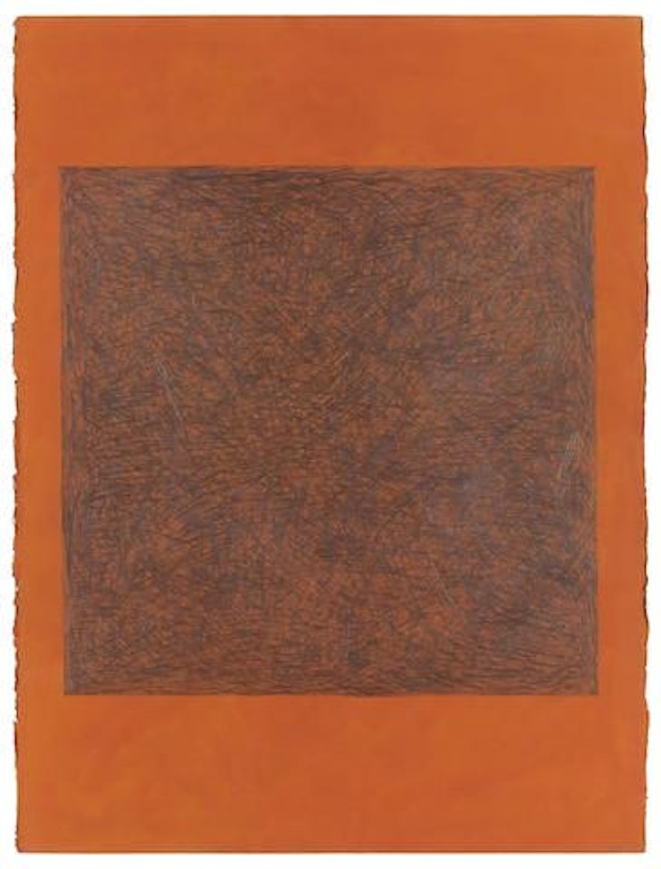 Square with Scribbles by Sol LeWitt