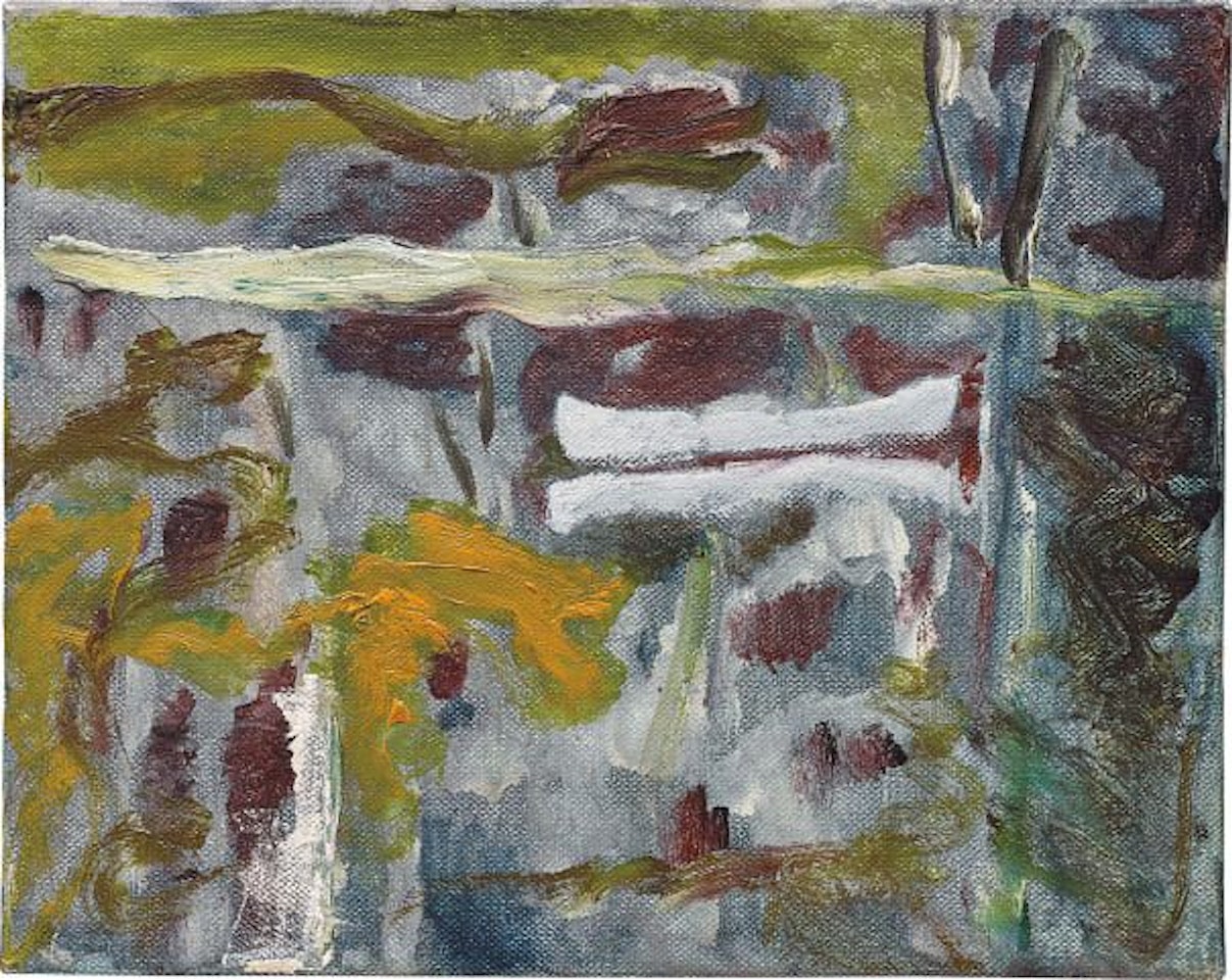 White Canoe (version) by Peter Doig