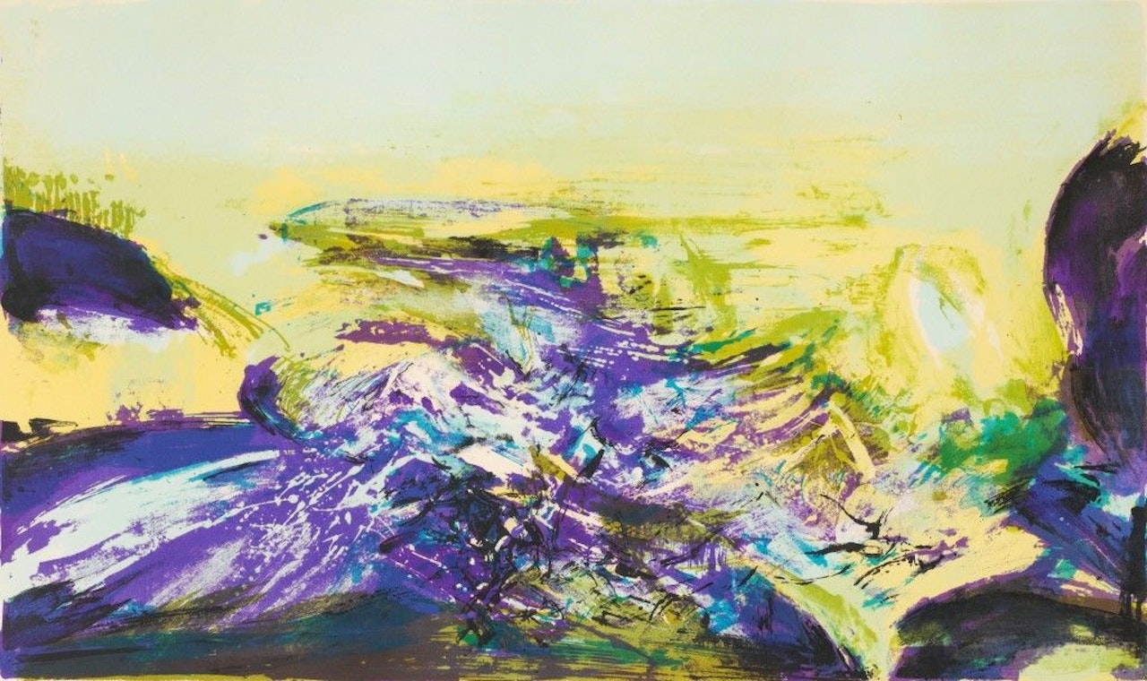 COMPOSITION (AGERUP 242) by Zao Wou-Ki