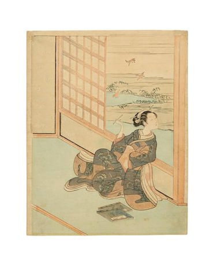 Mitate sanseki Saigyo Hoshi by Suzuki Harunobu