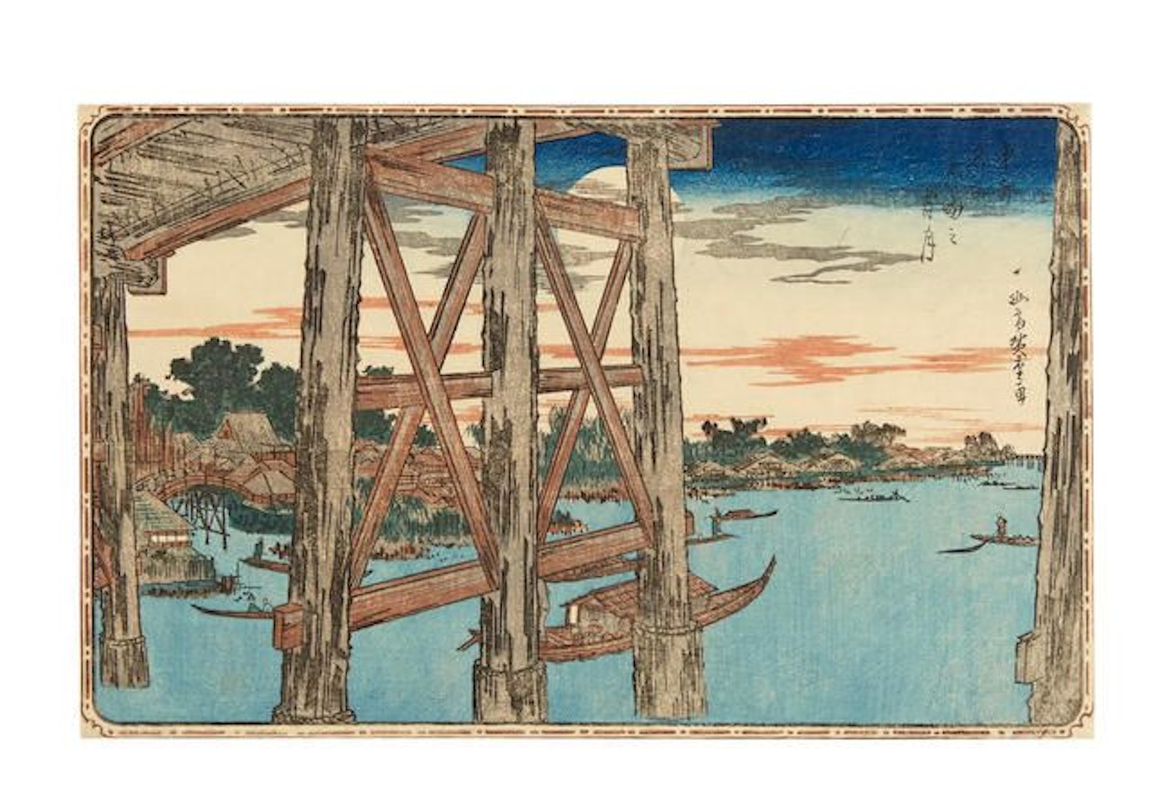 Ryogoku no yoizuki by Utagawa Hiroshige