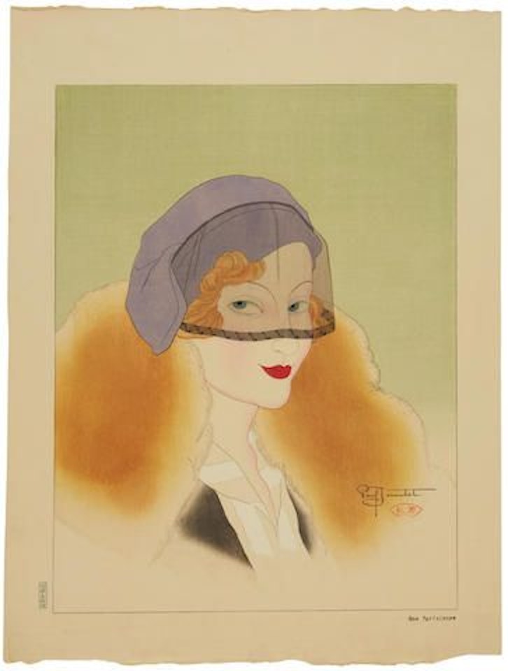 Une Parisienne by Paul Jacoulet