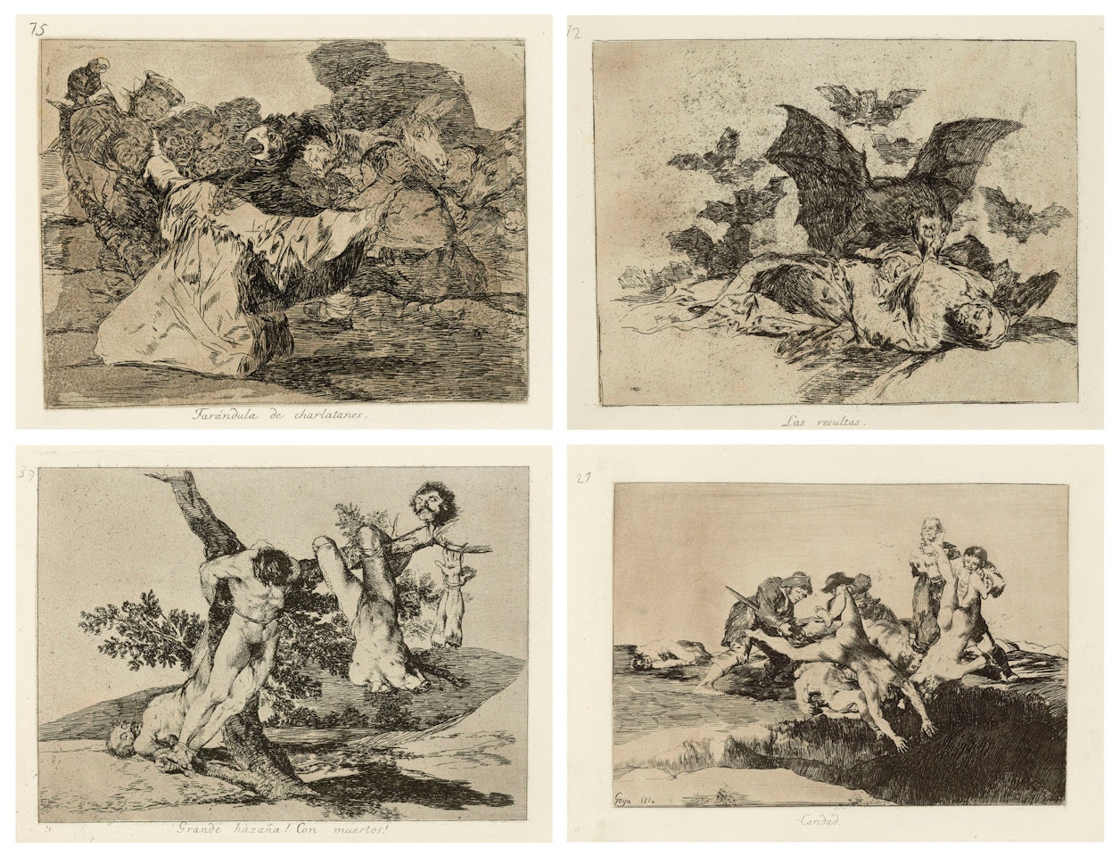 Los Desastres de la Guerra by Francisco José de Goya