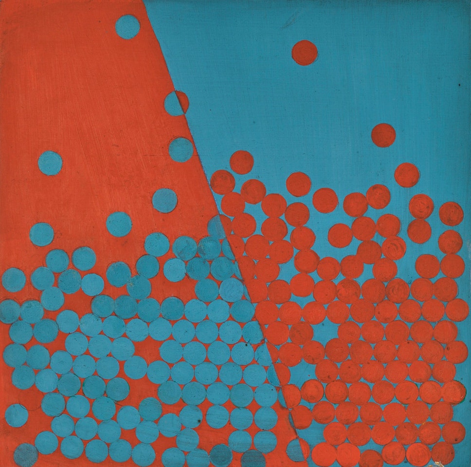 VERMILLON + TURQUOISE (DISCS) by Wilhelmina Barns-Graham
