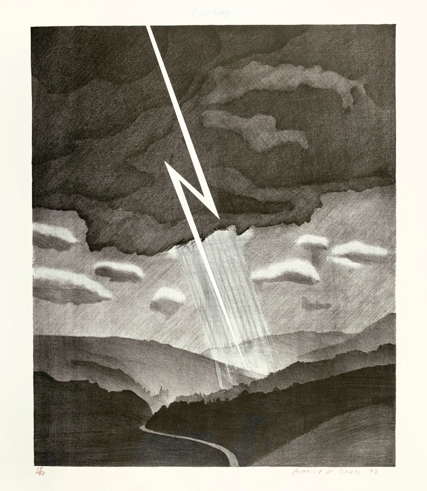 LIGHTNING (S. A. C. 139; MCA TOKYO 130) by David Hockney