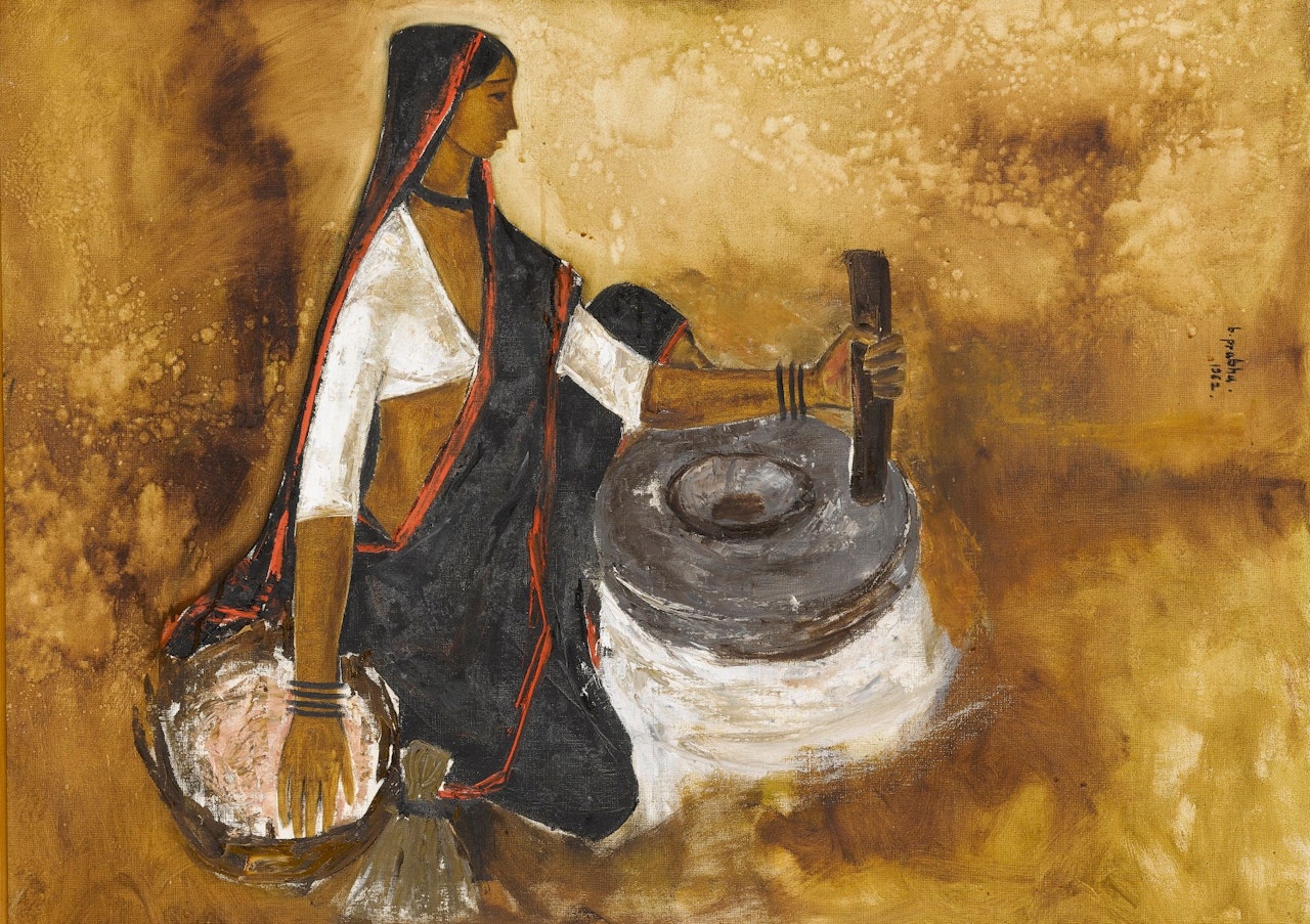 UNTITLED (VILLAGE WOMAN) by B Prabha