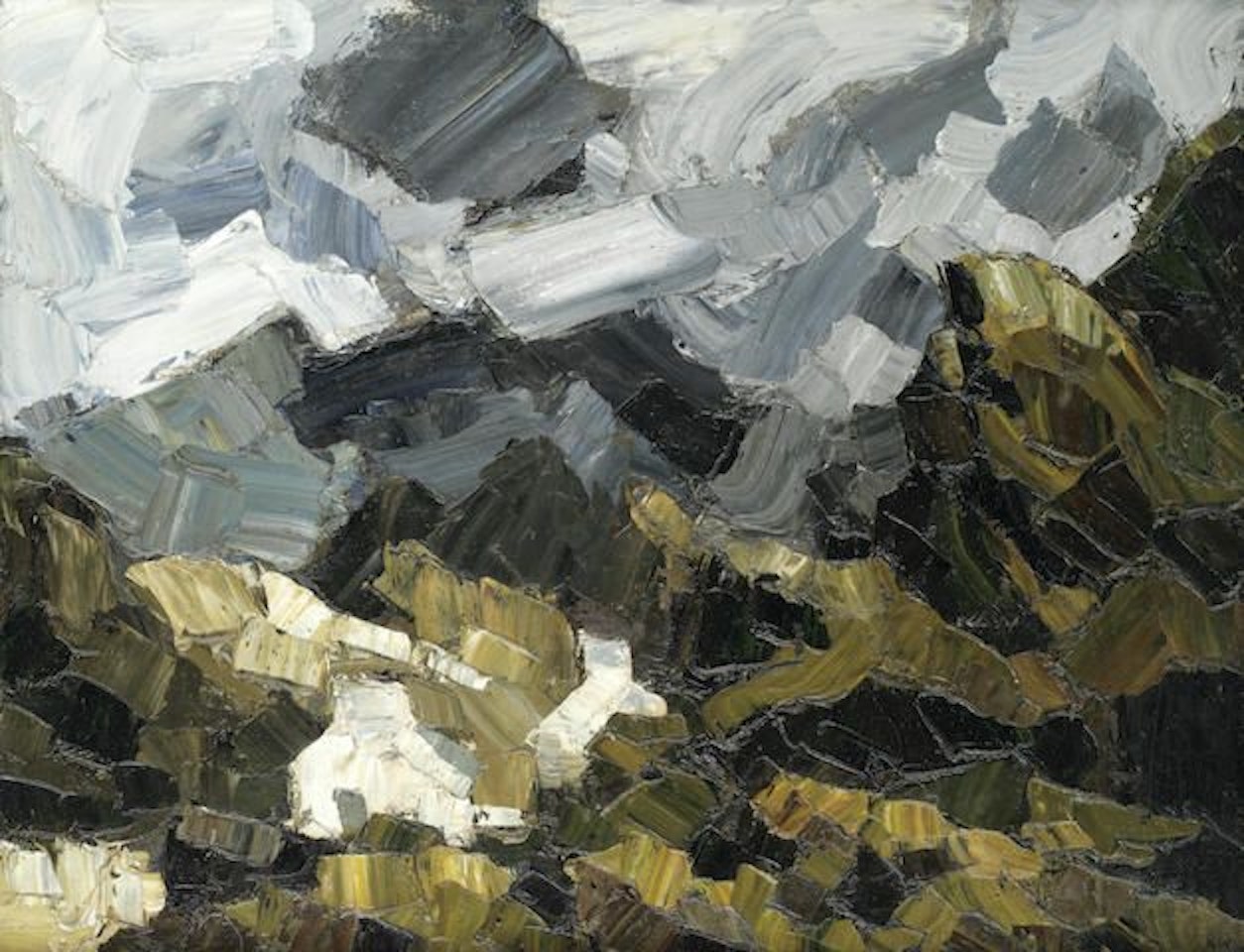 Storm Clouds, Drwys-y-Coed, Snowdonia by Kyffin Williams