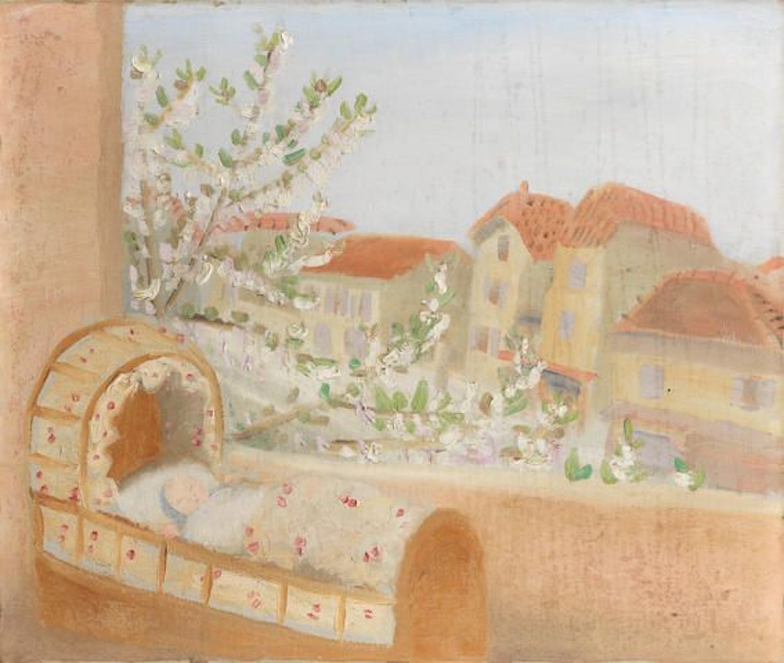 Kate in her Cradle by Winifred Nicholson