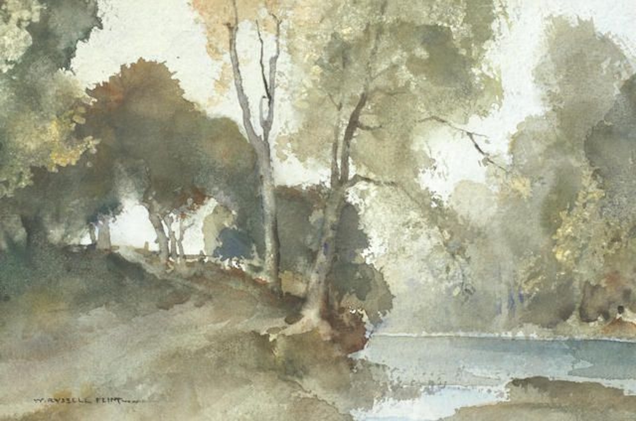'Autumn on the Baïse' by William Russell Flint