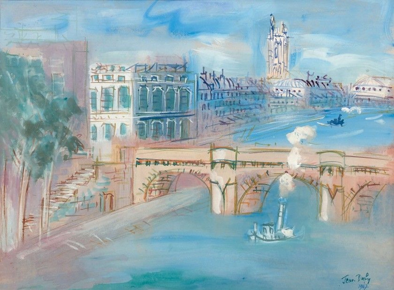 Paris, The Saint Jacques Tower by Jean Dufy
