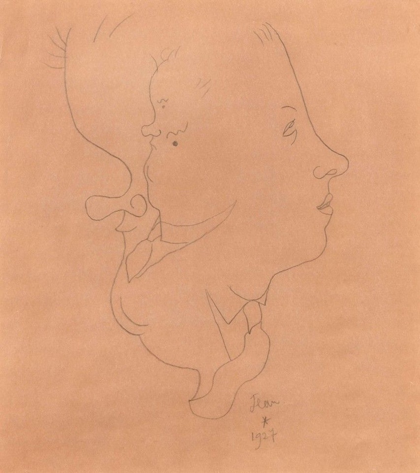Francis Poulenc and Georges Auric by Jean Cocteau