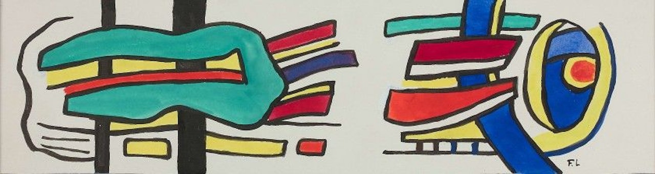 Wall decoration project for Caracas by Fernand Leger