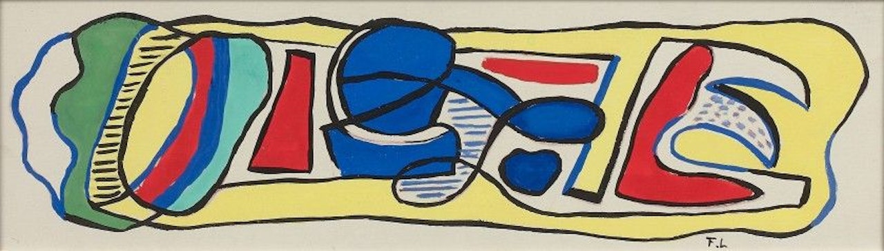 Wall decoration project for Caracas by Fernand Leger