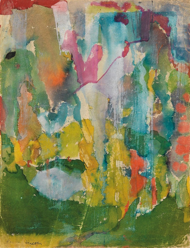 Untitled (abstracted Landscape/figure) by Romare Bearden