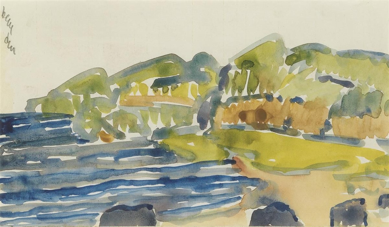 Beach, St. Martins by Romare Bearden