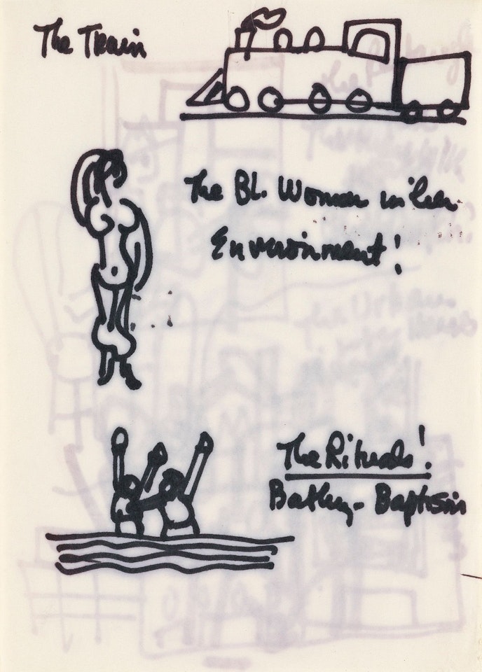 Group of Four Drawings by Romare Bearden