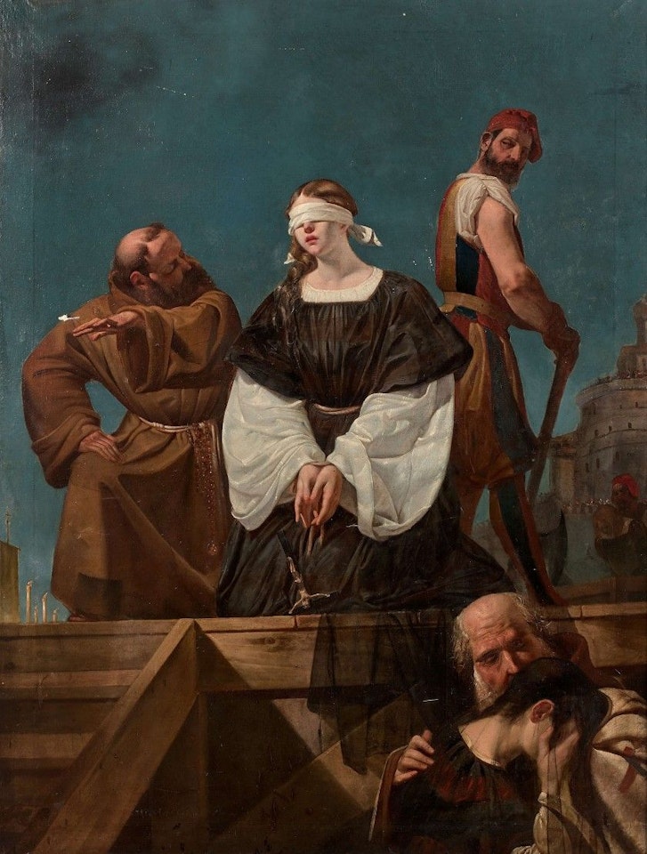 The punishment of Beatrice Cenci by Italian School
