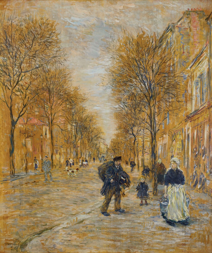Une Rue à Asnières by Jean Francois Raffaelli