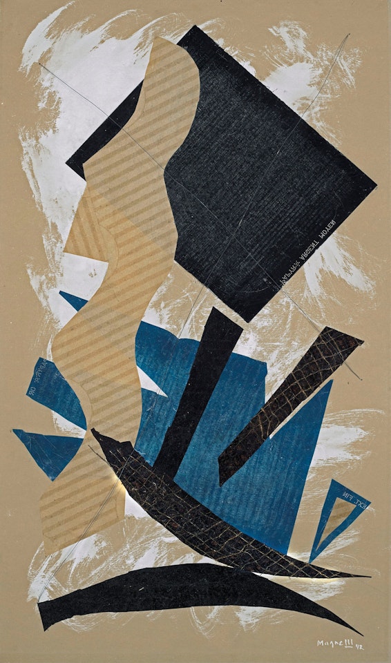 Collage au fil de fer by Alberto Magnelli