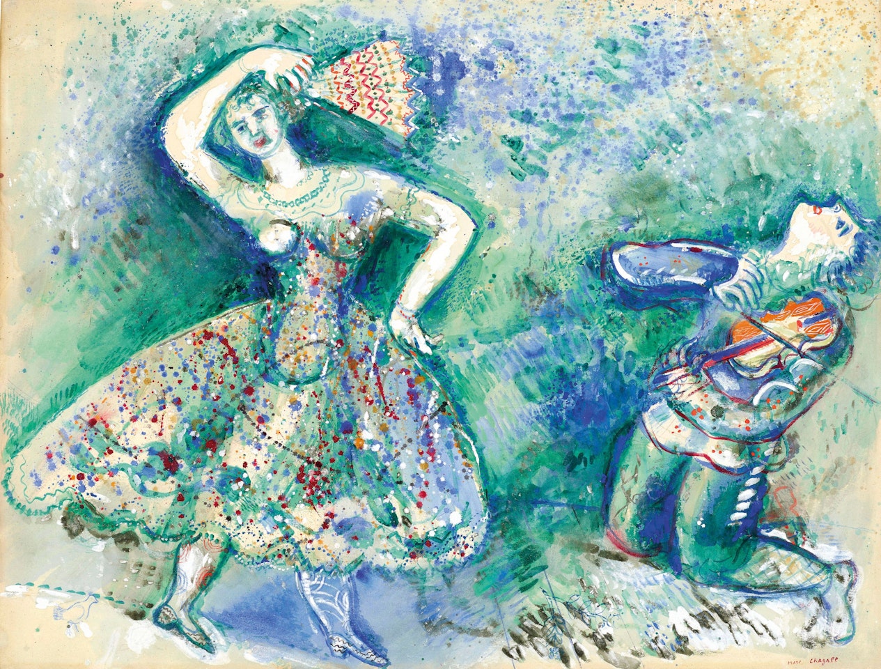 La Danse by Marc Chagall