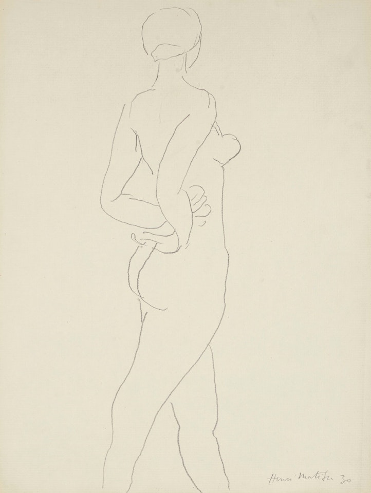 Nu debout, bras dans le dos by Henri Matisse