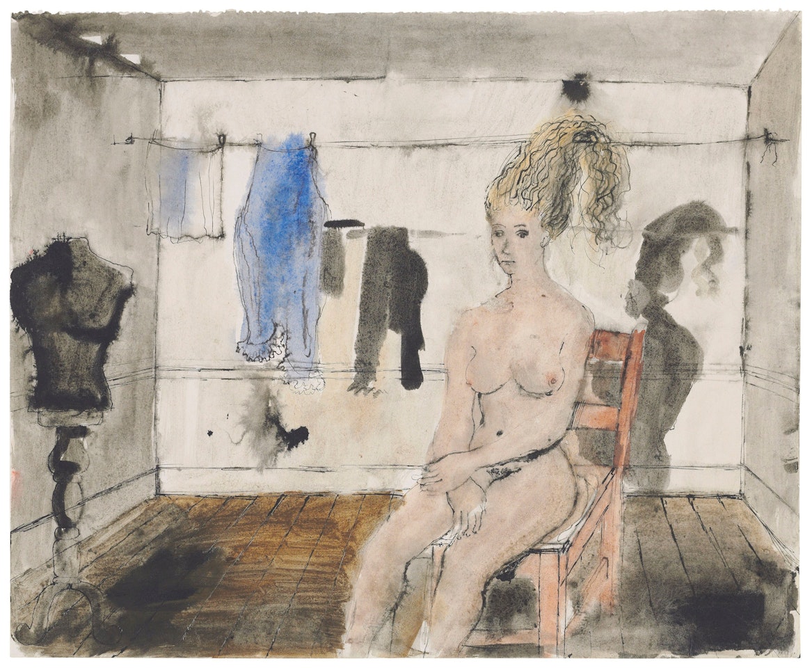 Le Modèle by Paul Delvaux