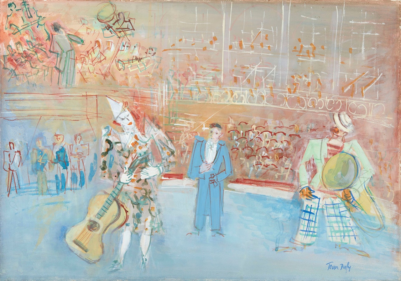 Clowns musiciens by Jean Dufy