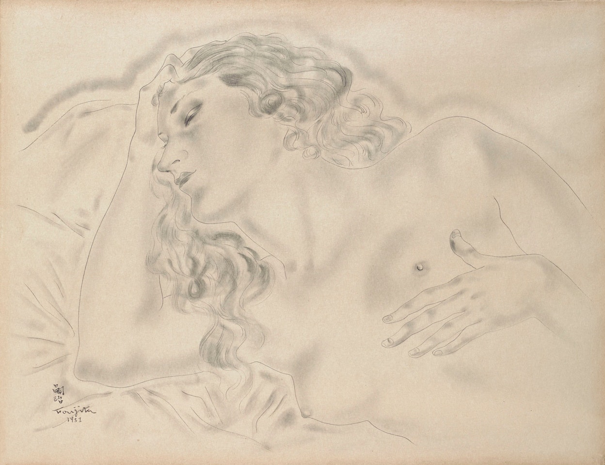 Nu by Leonard Tsuguharu Foujita