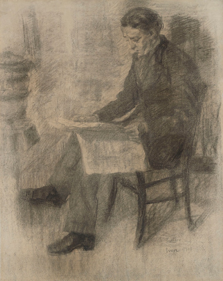 Le liseur by James Ensor