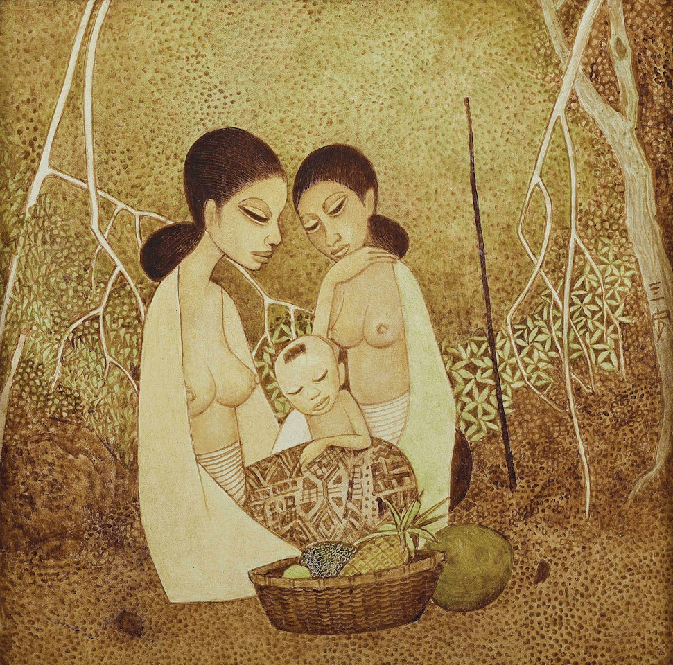 Mother and Children by Cheong Soo Pieng