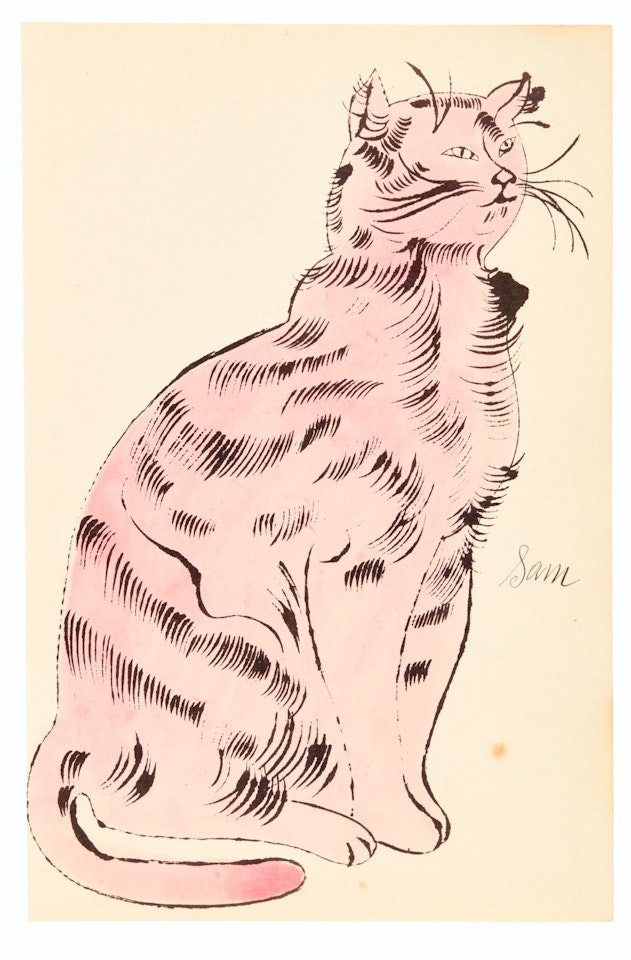 25 CATS NAME[D] SAM AND ONE BLUE PUSSY (F. & S. IV.56, 58) by Andy Warhol