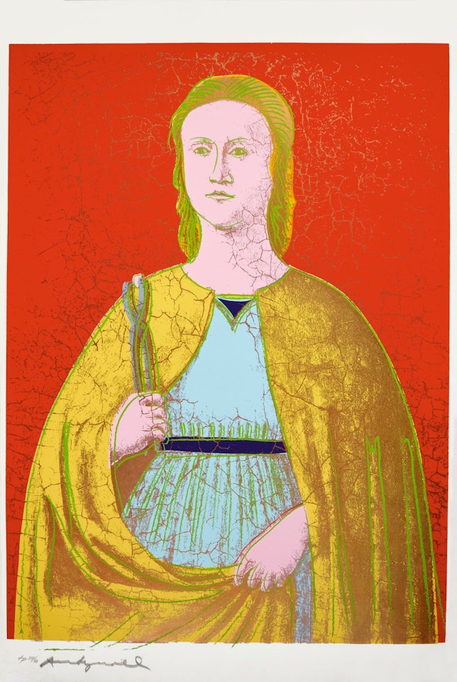 SAINT APOLLONIA (SEE F. & S. II.B330-333) by Andy Warhol