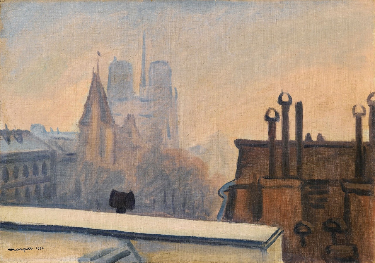 TOITS DE PARIS by Albert Marquet
