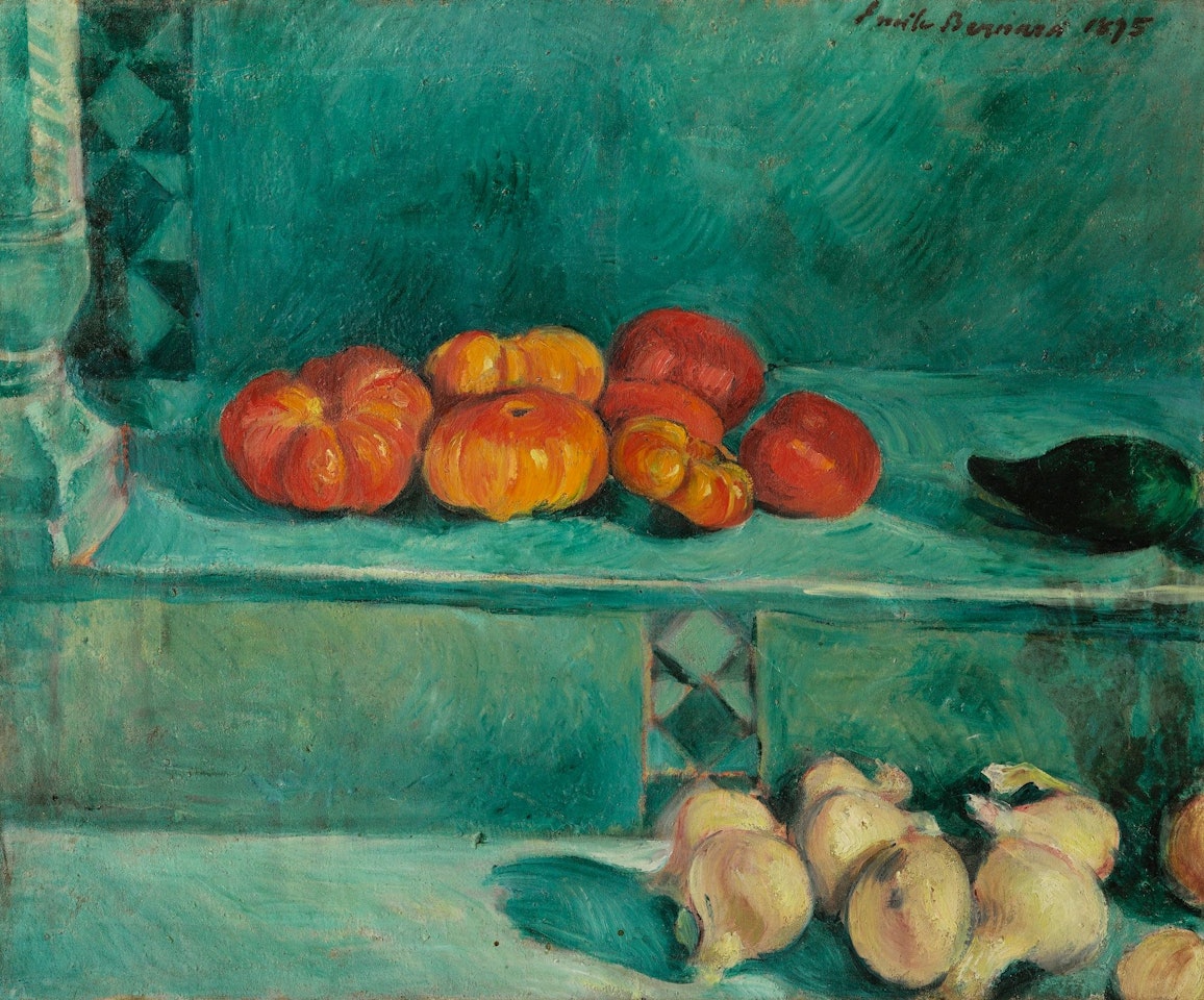 NATURE MORTE AUX TOMATES by Emile Bernard