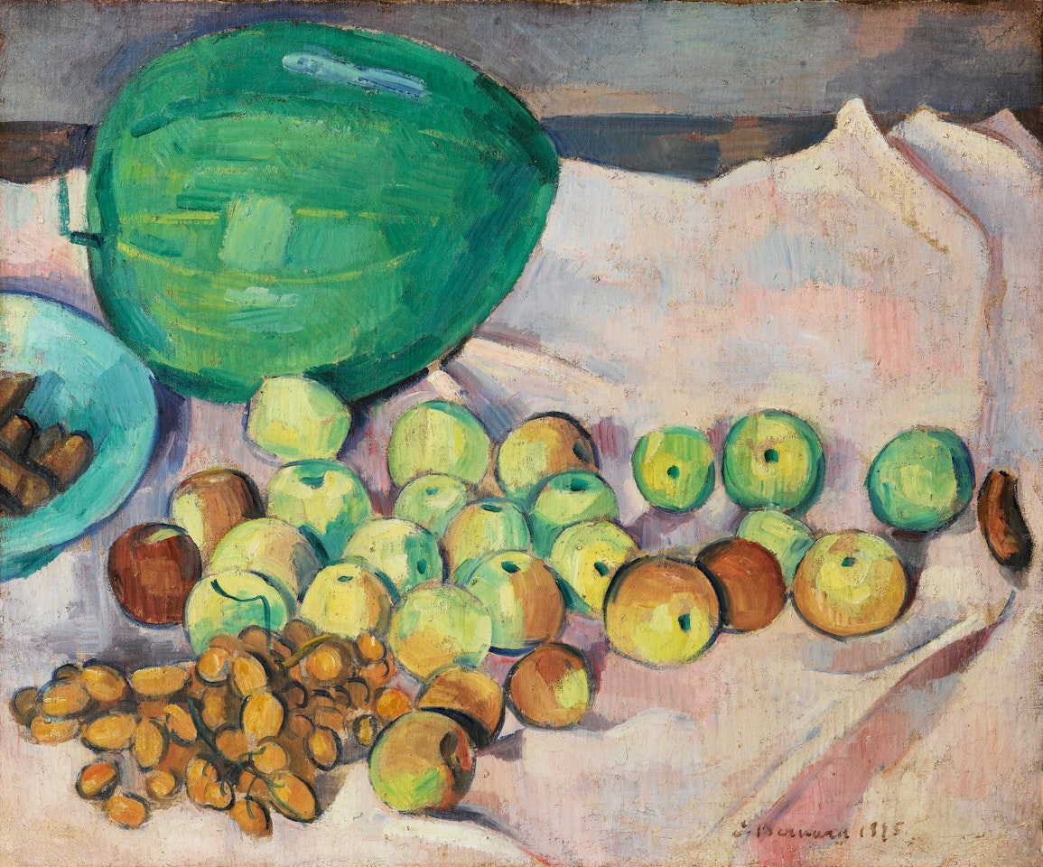 NATURE MORTE À LA PASTÈQUE by Emile Bernard