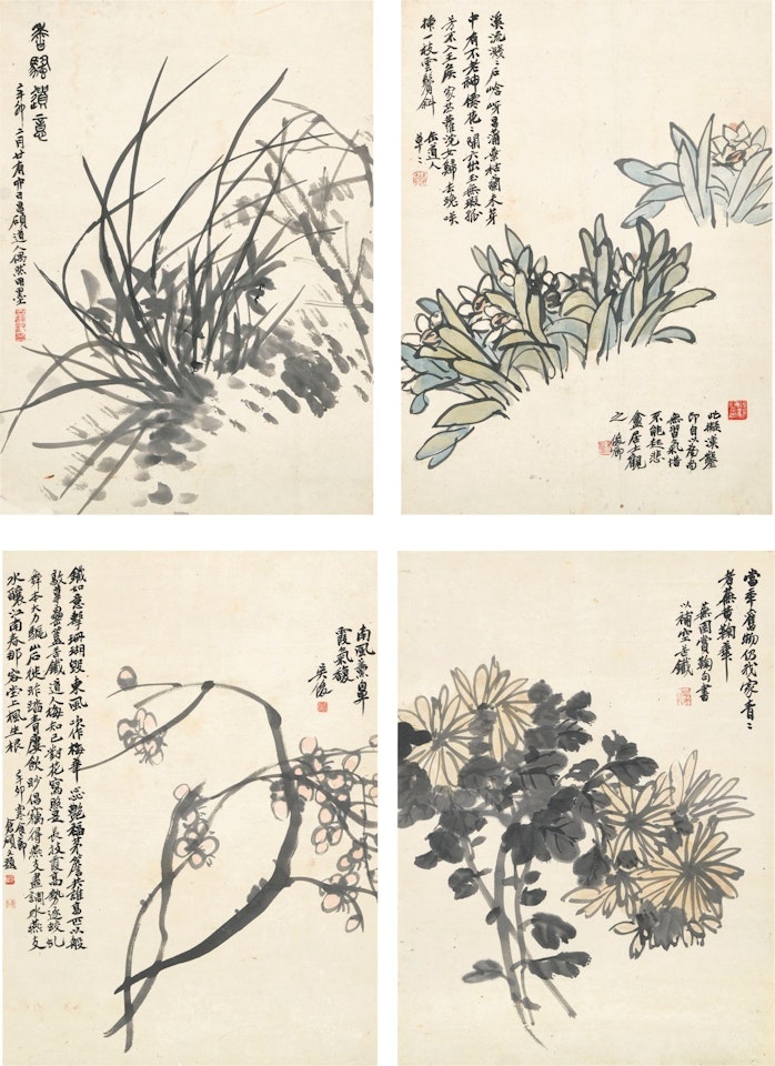 FLOWERS by Wu Changshuo