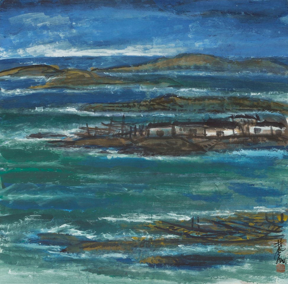SEASHORE by Lin Fengmian