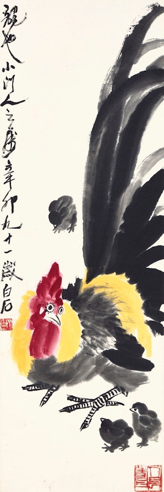 CHICKENS by Qi Baishi