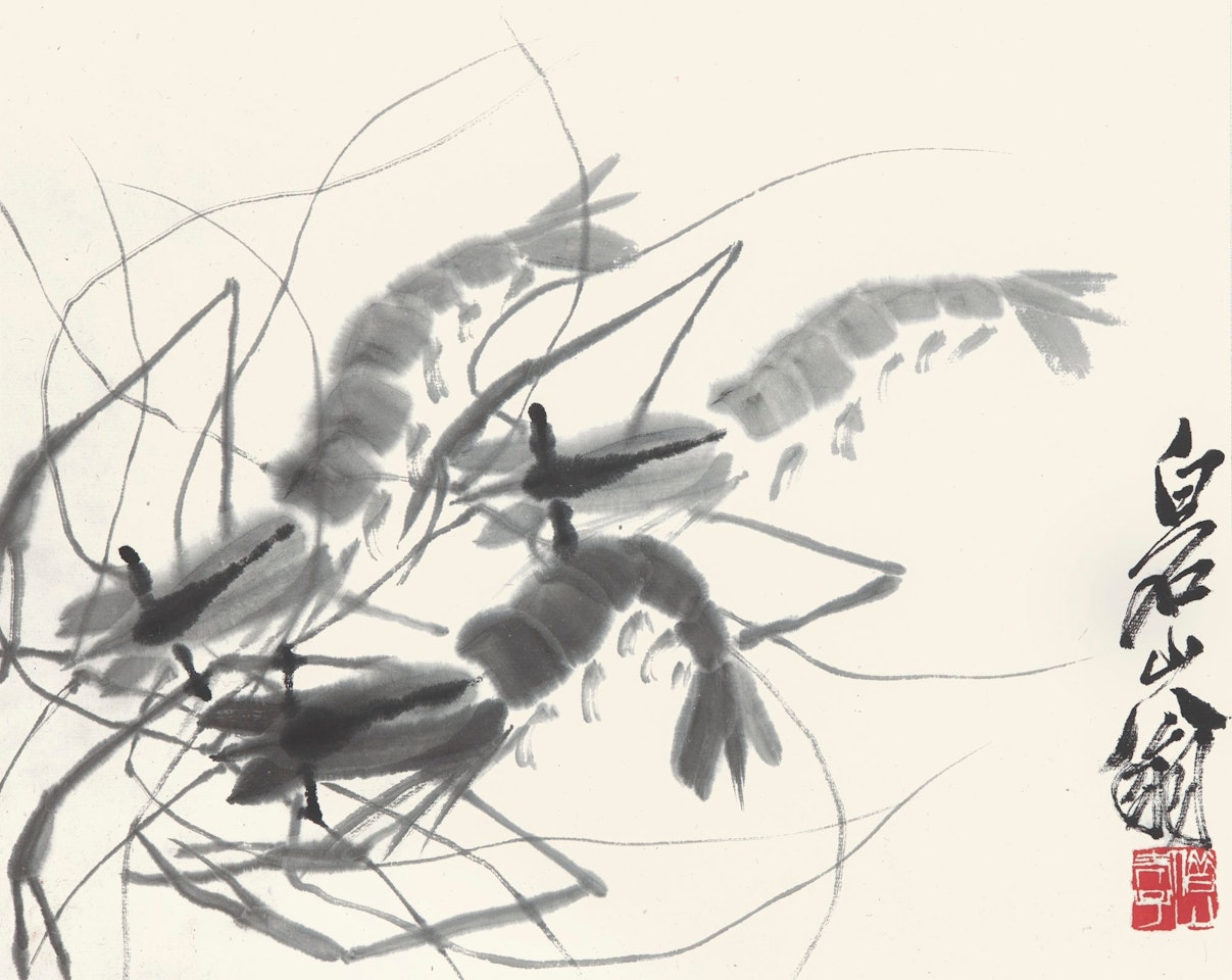 SHRIMPS by Qi Baishi