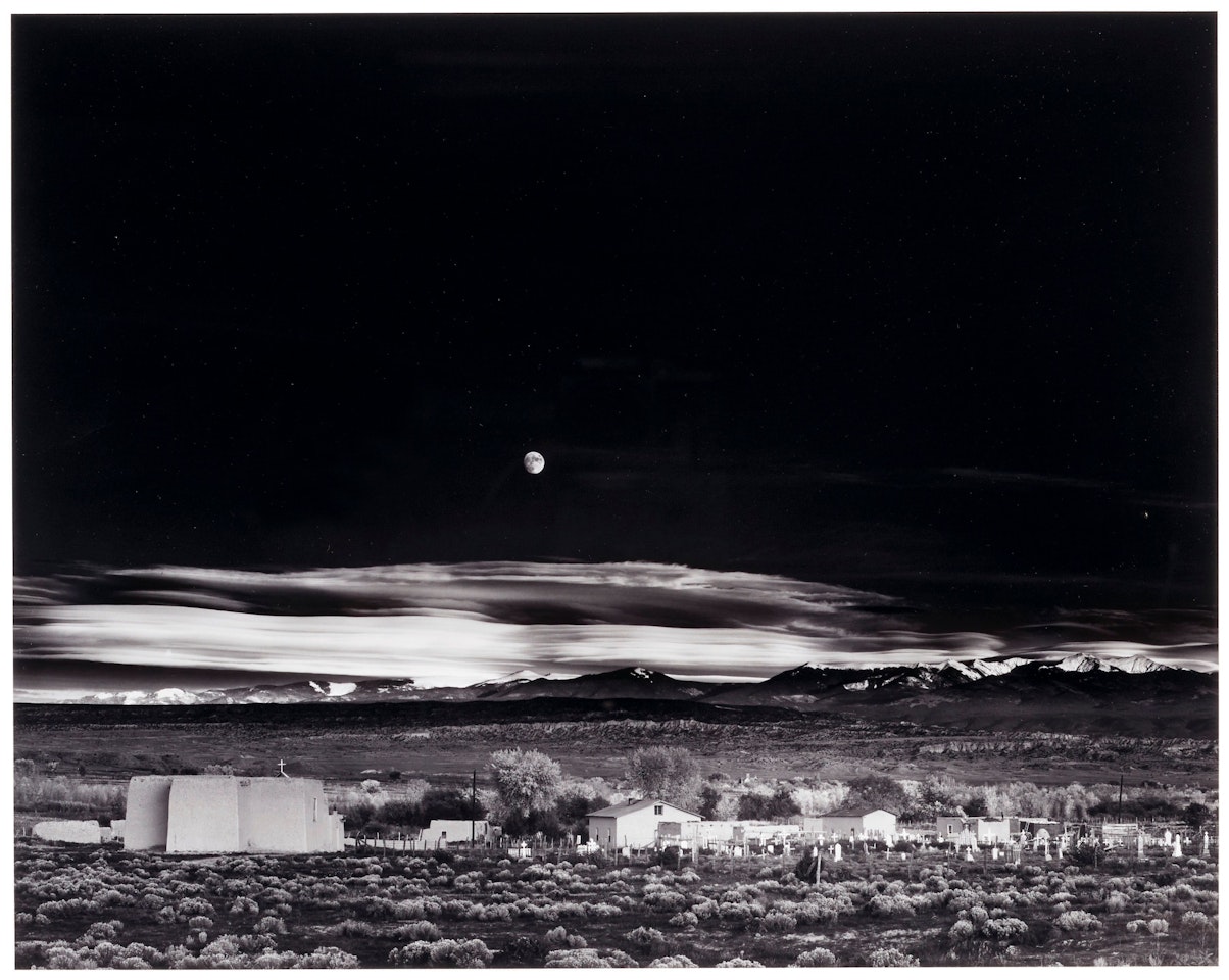 Moonrise, Hernandez, New Mexico, 1941 by Ansel Adams