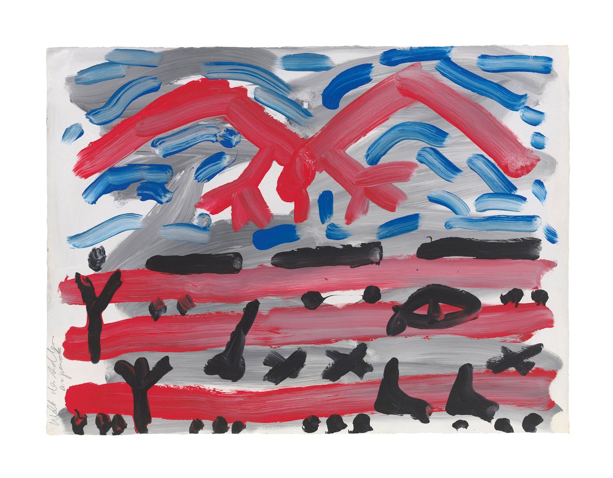 Welt des Adler by A.R. Penck
