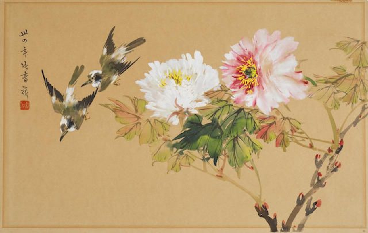 Tree Peonies by Zhang Shuqi