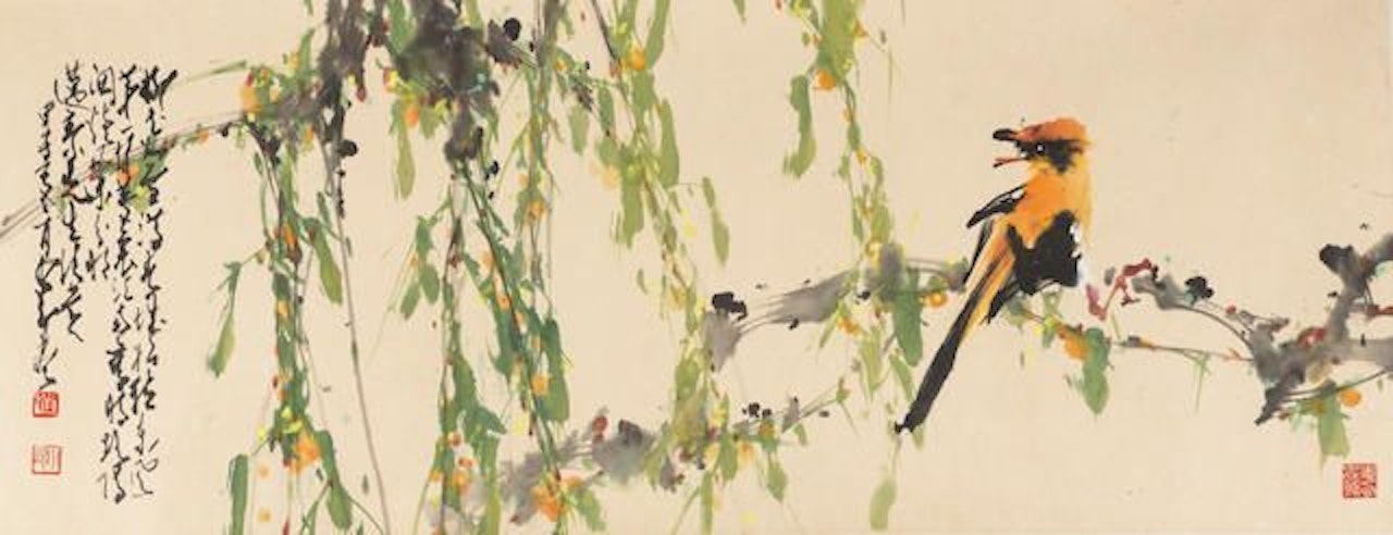 Warbling in the Willow Tree by Zhao Shao'ang
