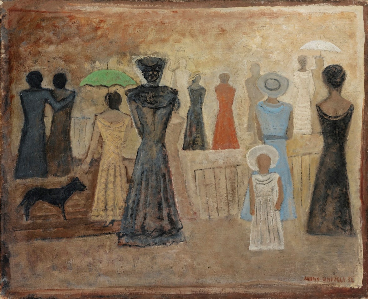 LA PASSEGGIATA by Massimo Campigli