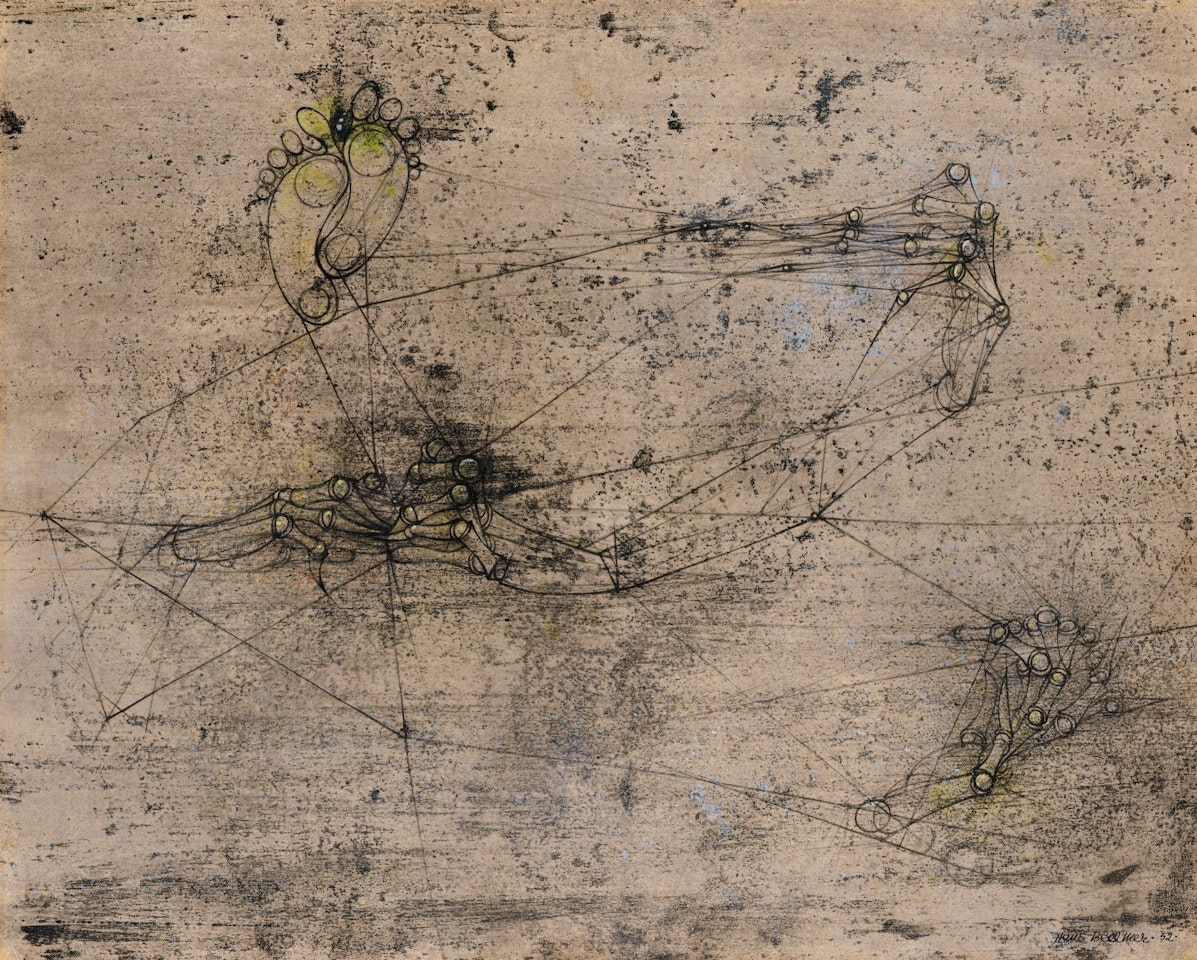 SANS TITRE (PIEDS ET MAINS ARTICULÉS AVEC JOINTURES À BOULES) by Hans Bellmer