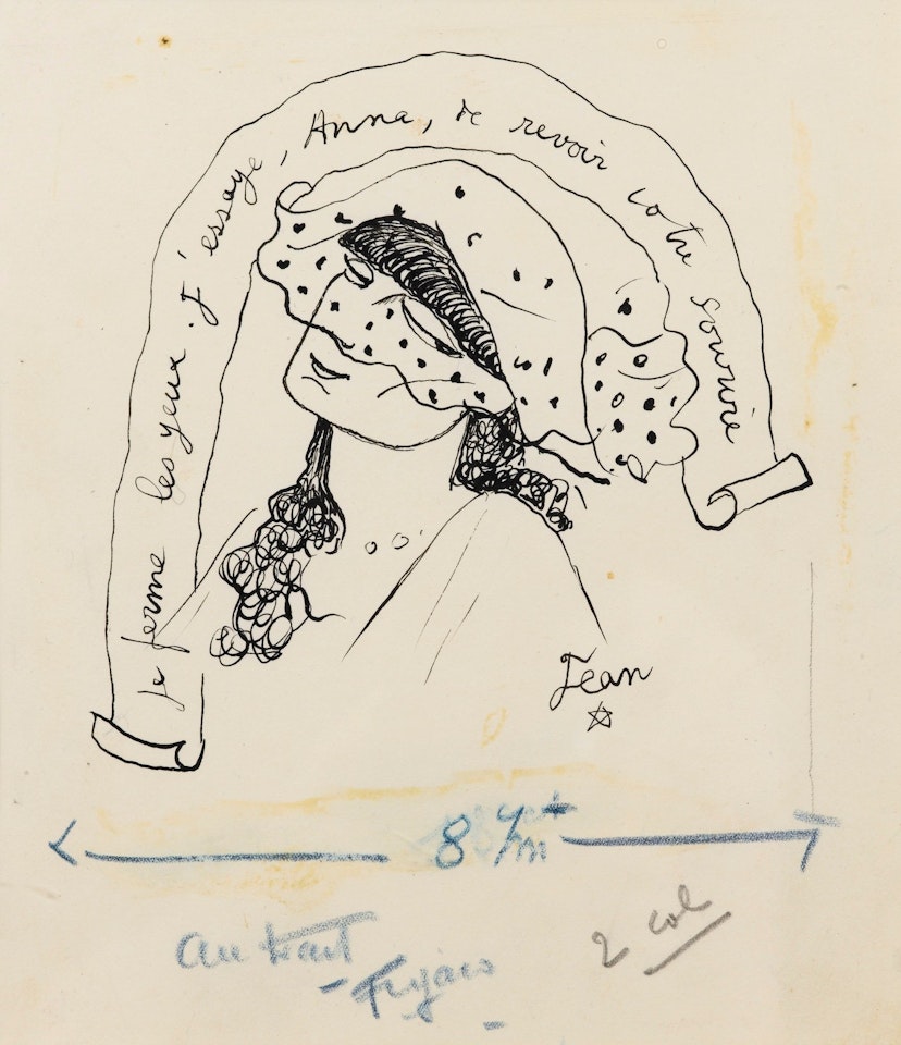 ANNA DE NOAILLES by Jean Cocteau